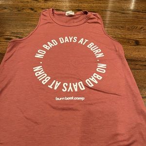 Burn Boot Camp “No Bad Days At Burn” Racerback Tank - Women’s Small